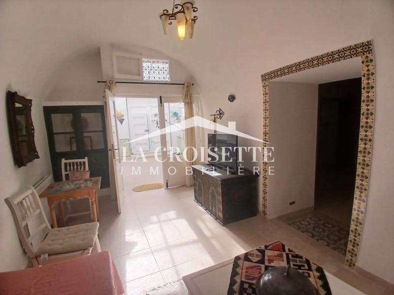 Appartement meublé S+1 avec terrasse à Sidi Bou Saïd